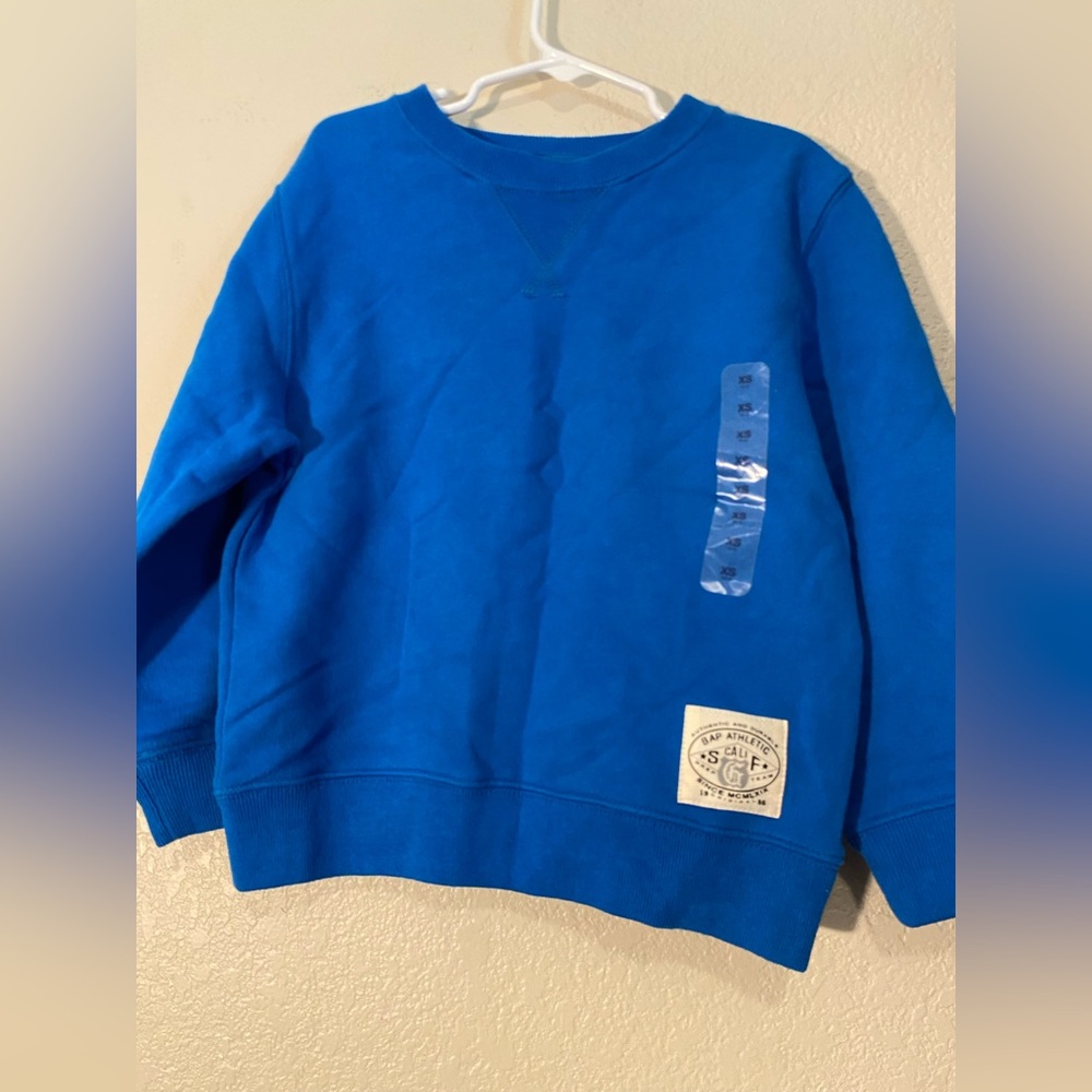 GAP Kids Bright Blue Knit Sweater size 4/5 (xs)